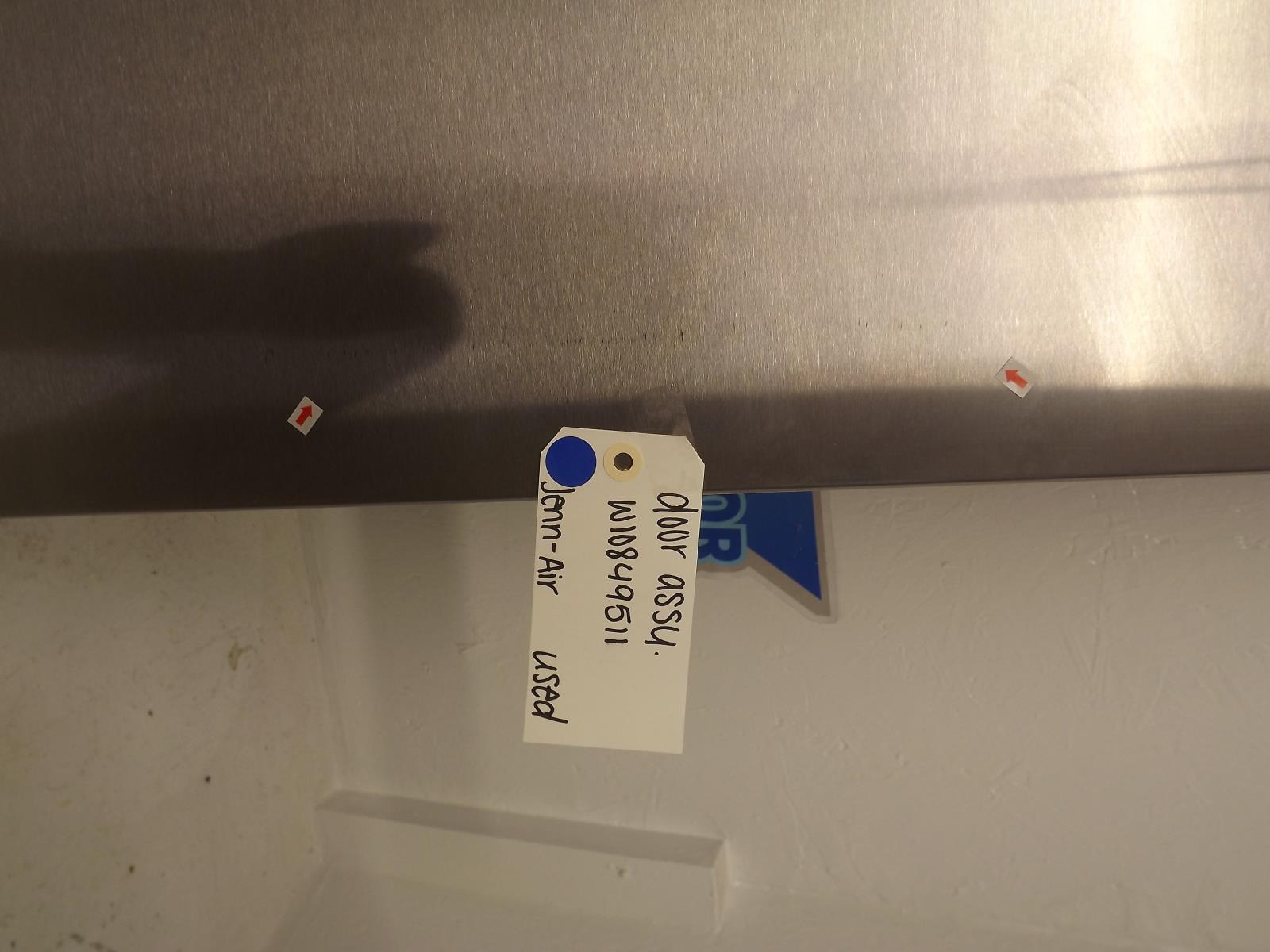 Jenn-Air Refrigerator W10849511 Door Assembly Used Jenn-Air Refrigerator W10849511 Door Assembly Used